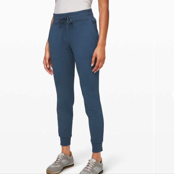 lululemon athletica Pants - Lululemon Warm Down Jogger II 28" Code Blue Size 12